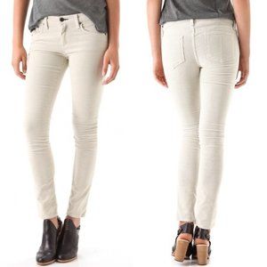 Rag & Bone Winter White Skinny Corduroy Pants